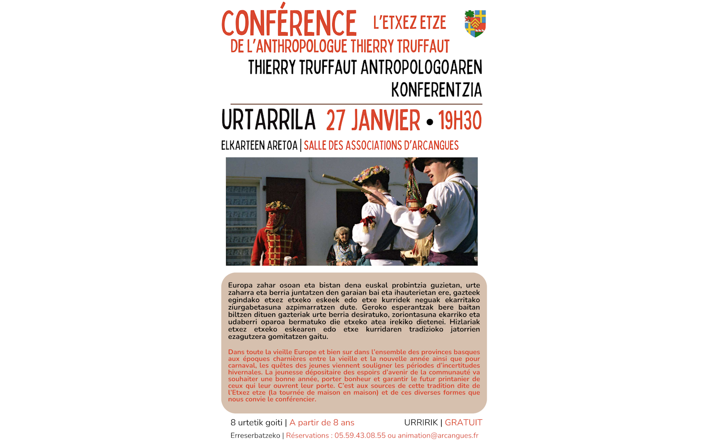 Conférence de Thierry Truffaut L'Etxez etze