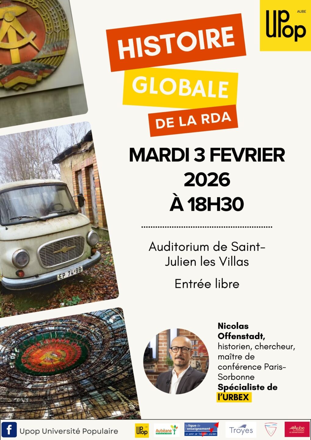 Conférence Histoire globale de la RDA