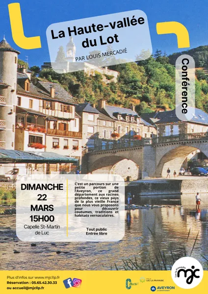 CONFÉRENCE La haute vallée du Lot