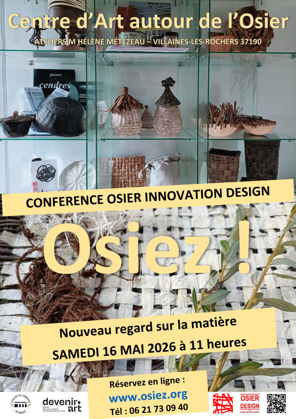 Conférence Osier Innovation Design Nouveau regard sur la matière