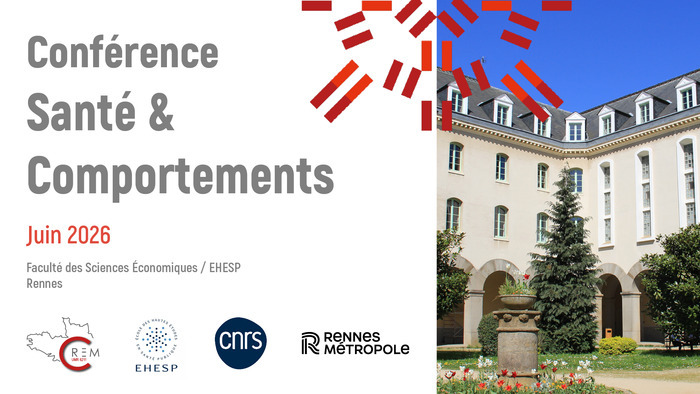 Conférence Santé & Comportements Université de Rennes - Faculté des Sciences Economiques Rennes