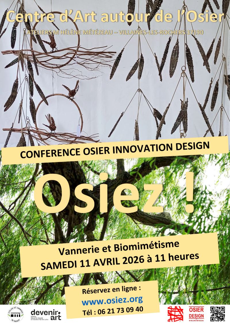 Conférence Vannerie et biomimétisme et visites guidées