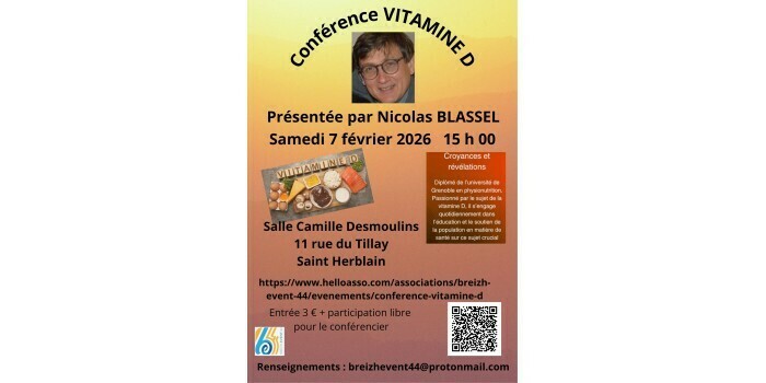 Conférence Vitamine D Salle Camille-Desmoulin