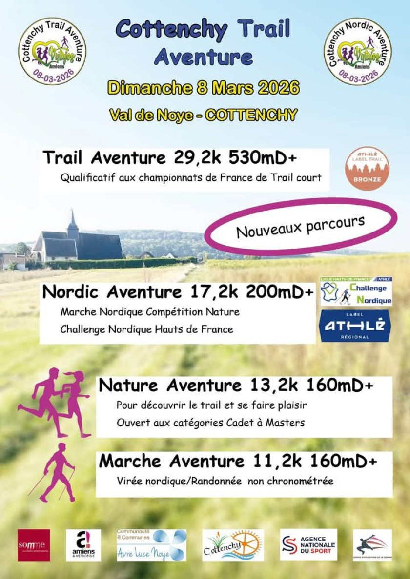 Cottenchy Trail & Nordic Aventure 2026