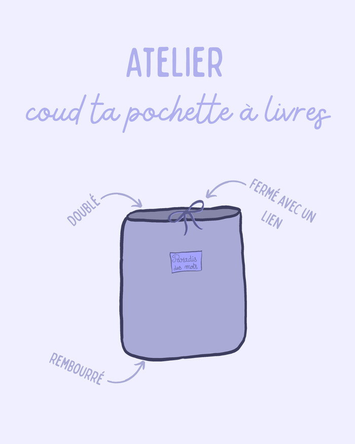 Coud ta pochette à livre Le 20 mille