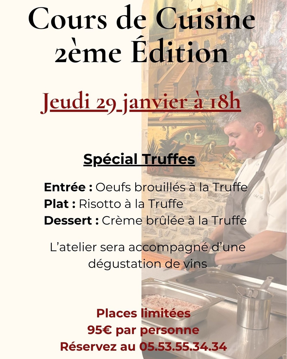 Cours de cuisine Spécial Truffe