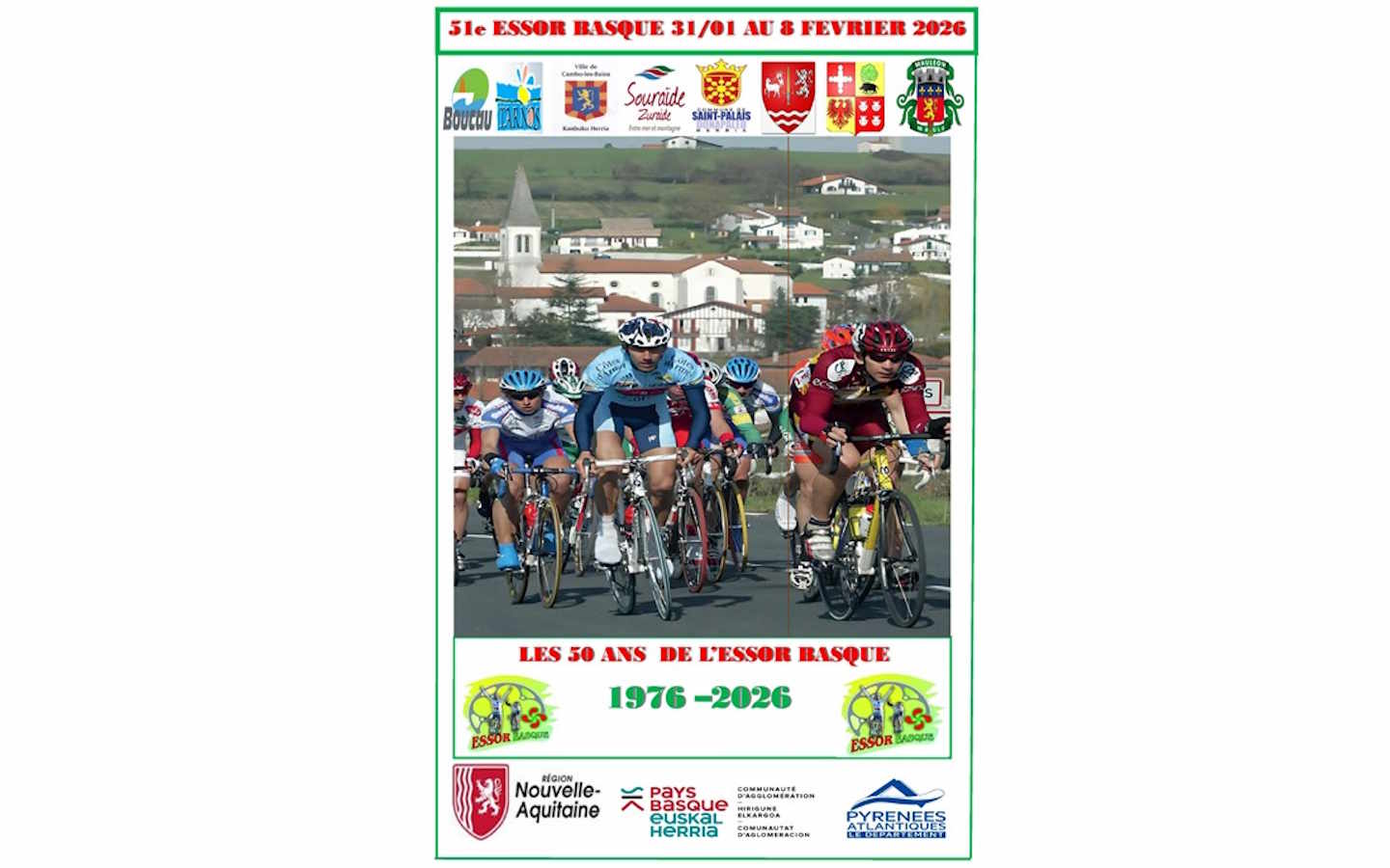 Course de cyclisme l'Essor basque Tour de Basse-Navarre