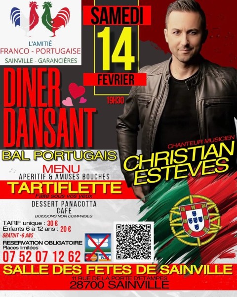Dîner dansant Bal portugais avec Christian Esteves