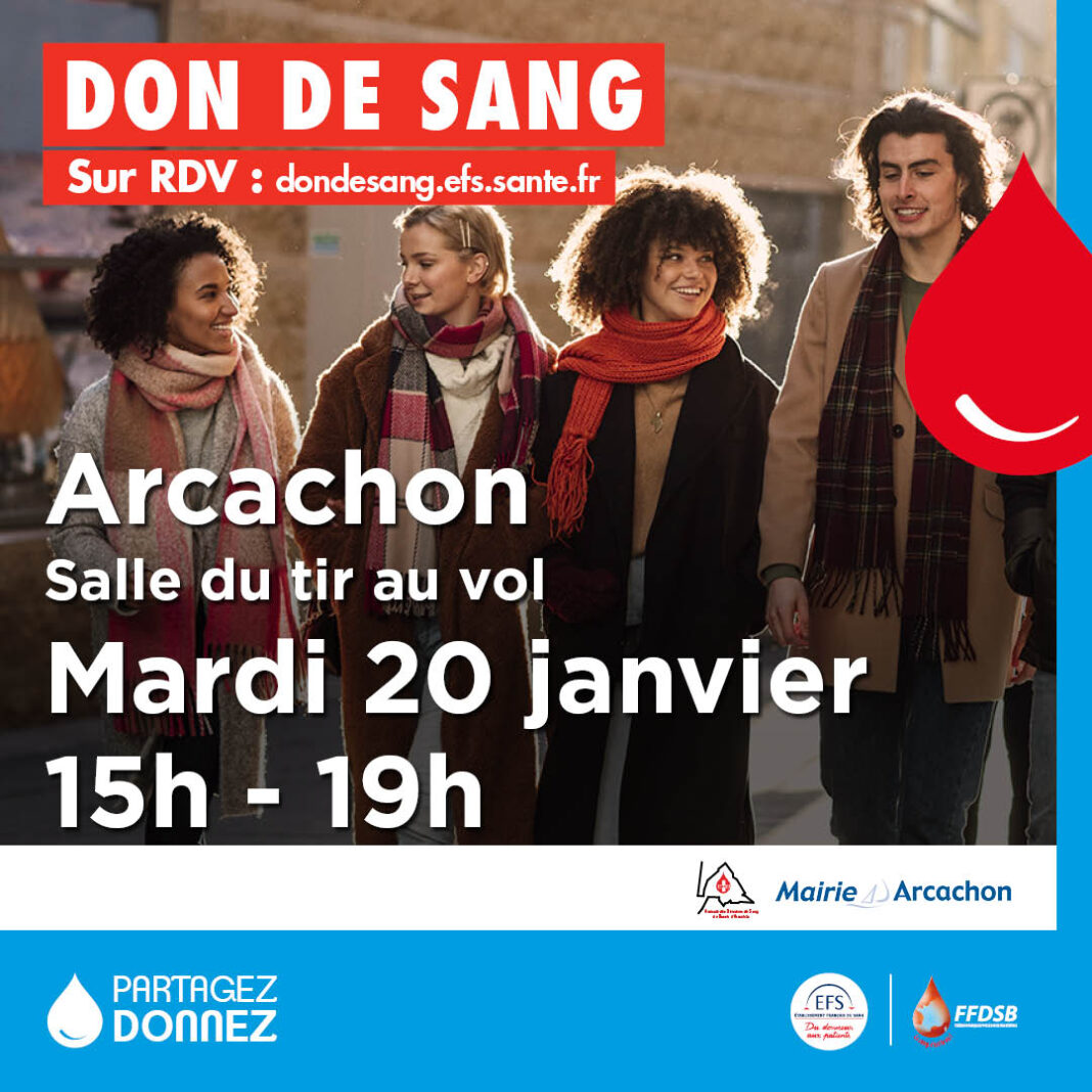 Don de sang Salle du tir au vol Arcachon