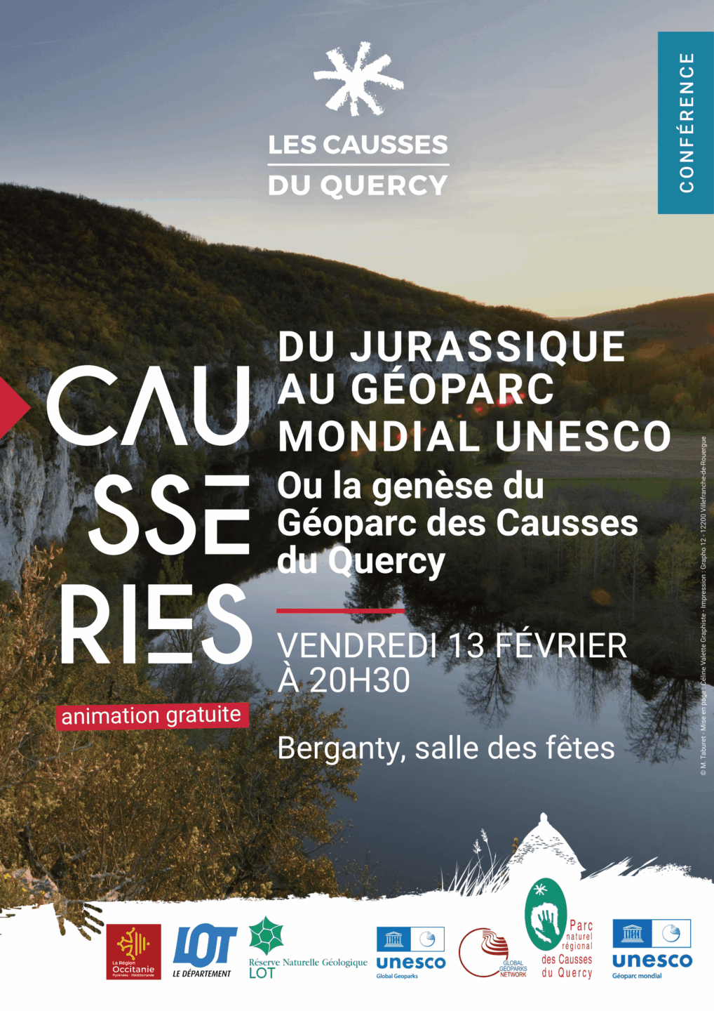 Du jurassique au Géoparc mondial Unesco ou la genèse du Géoparc des Causses du Quercy