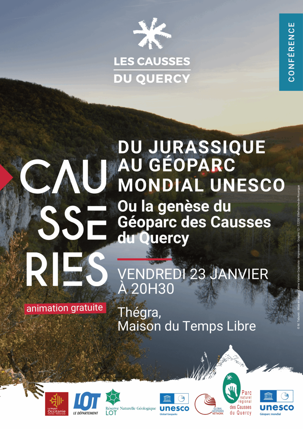 Du jurassique au Géoparc mondial Unesco ou la genèse du Géoparc des Causses du Quercy