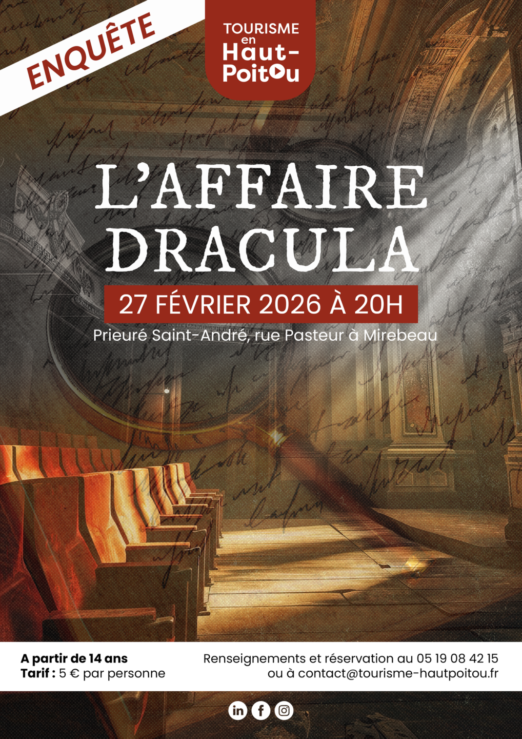 Enquête au Prieuré l'Affaire Dracula