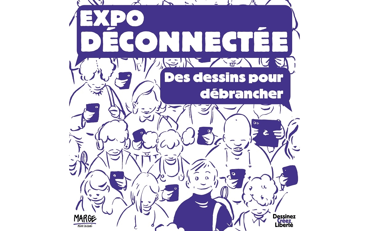 Expo déconnectée : des dessins pour débrancher Médiathèque Virginia Woolf Paris Expo déconnectée : des dessins pour débrancher Médiathèque Virginia Woolf Paris