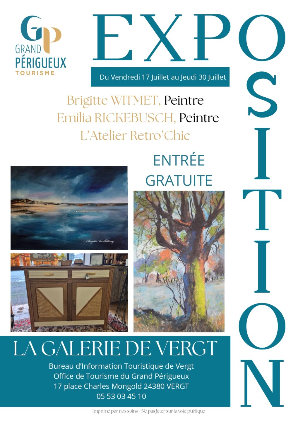 Exposition de Brigitte WITMET