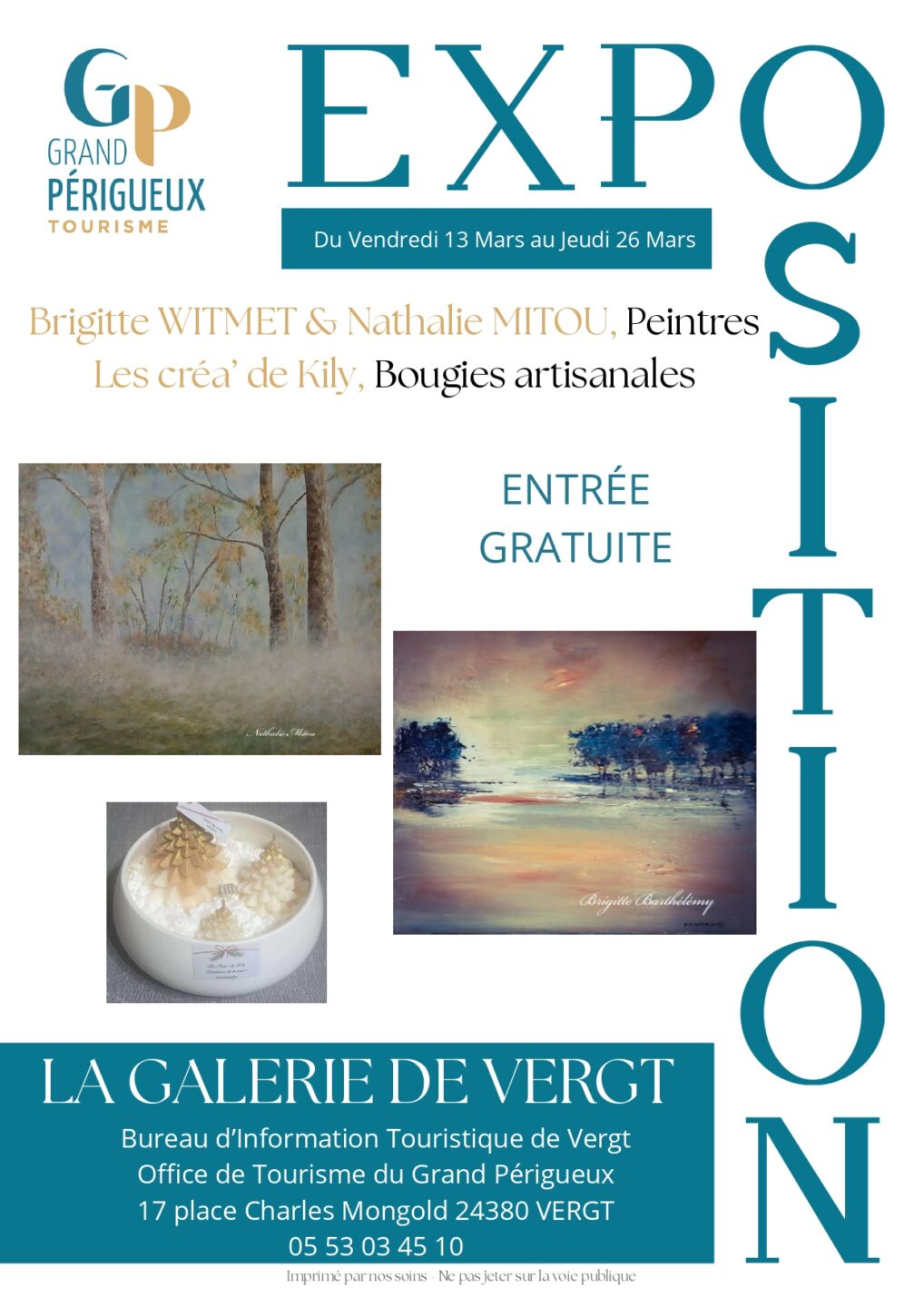 Exposition de Brigitte WITMET