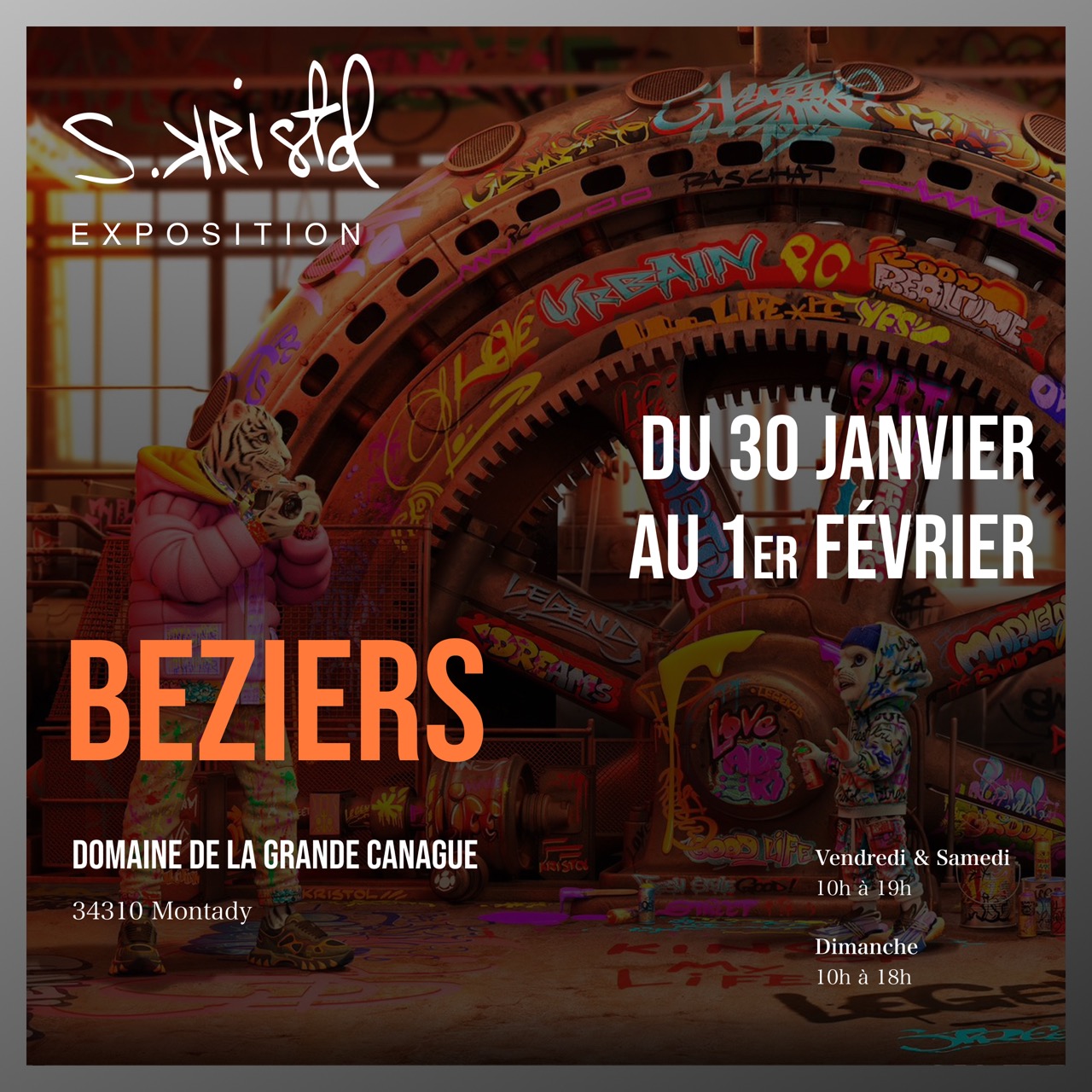 EXPOSITION DE L'ARTISTE S.KRISTOL