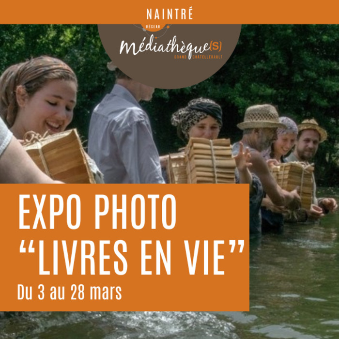 Exposition photo Livres en vie 15 avenue Carnot – Naintré 2026-03-03 Exposition photo Livres en vie