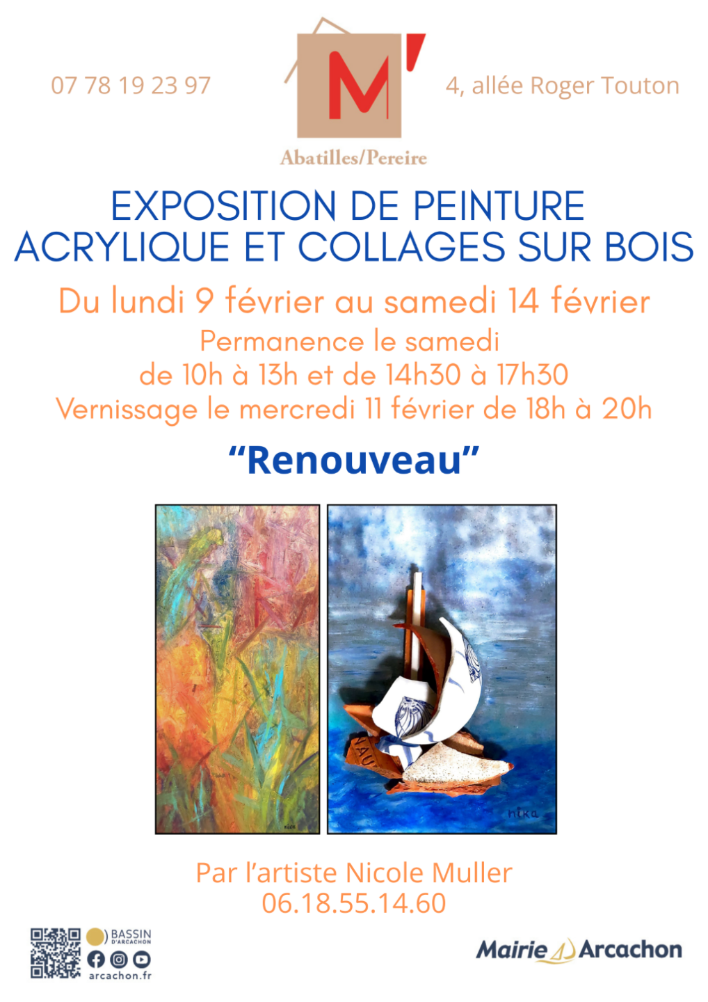 Exposition Renouveau M' Les Abatilles Pereire