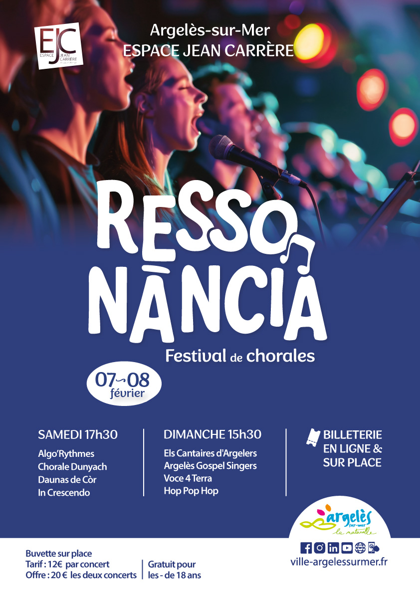 FESTIVAL DE CHORALES RESSONÀNCIA POLYPHONIES PYRÉNÉES ET MÉDITERRANÉE