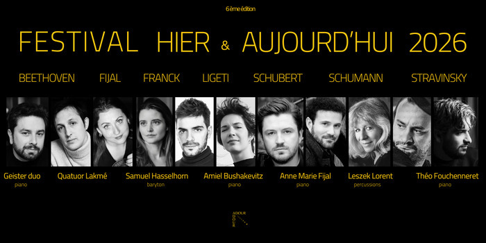 Festival Hier & Aujourd'hui 2026 château de Marolles Genillé