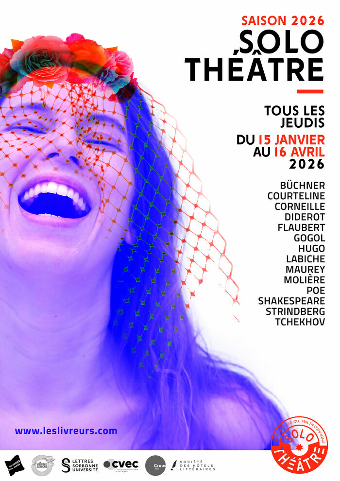 FESTIVAL « SOLO THÉÂTRE » Hôtel Littéraire Arthur Rimbaud Paris