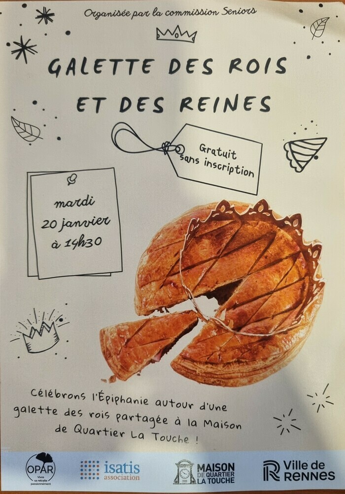 Galette des Rois et des Reines Maison de Quartier La Touche Rennes