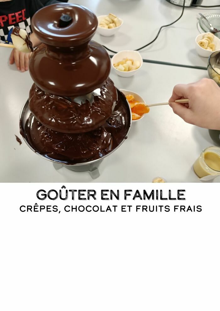 Goûter en famille : crêpes