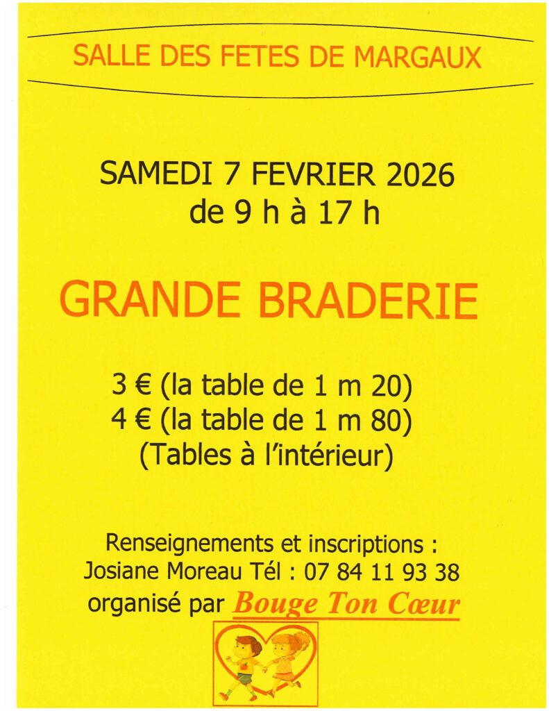 Grande Braderie à Margaux