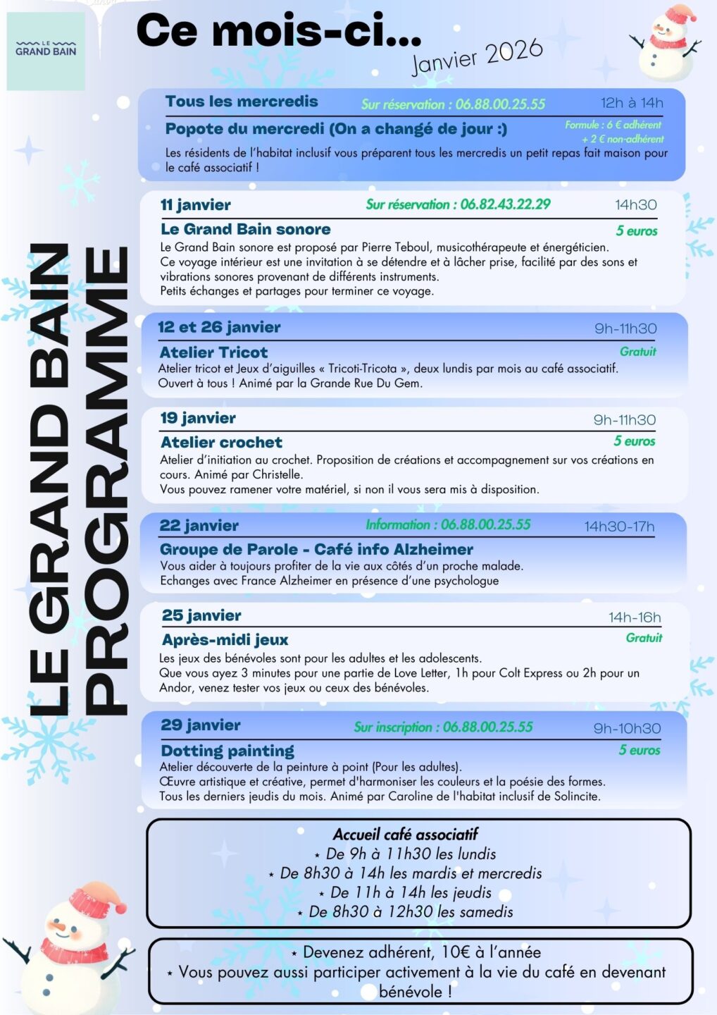 Groupe de parole Café info Alzheimer