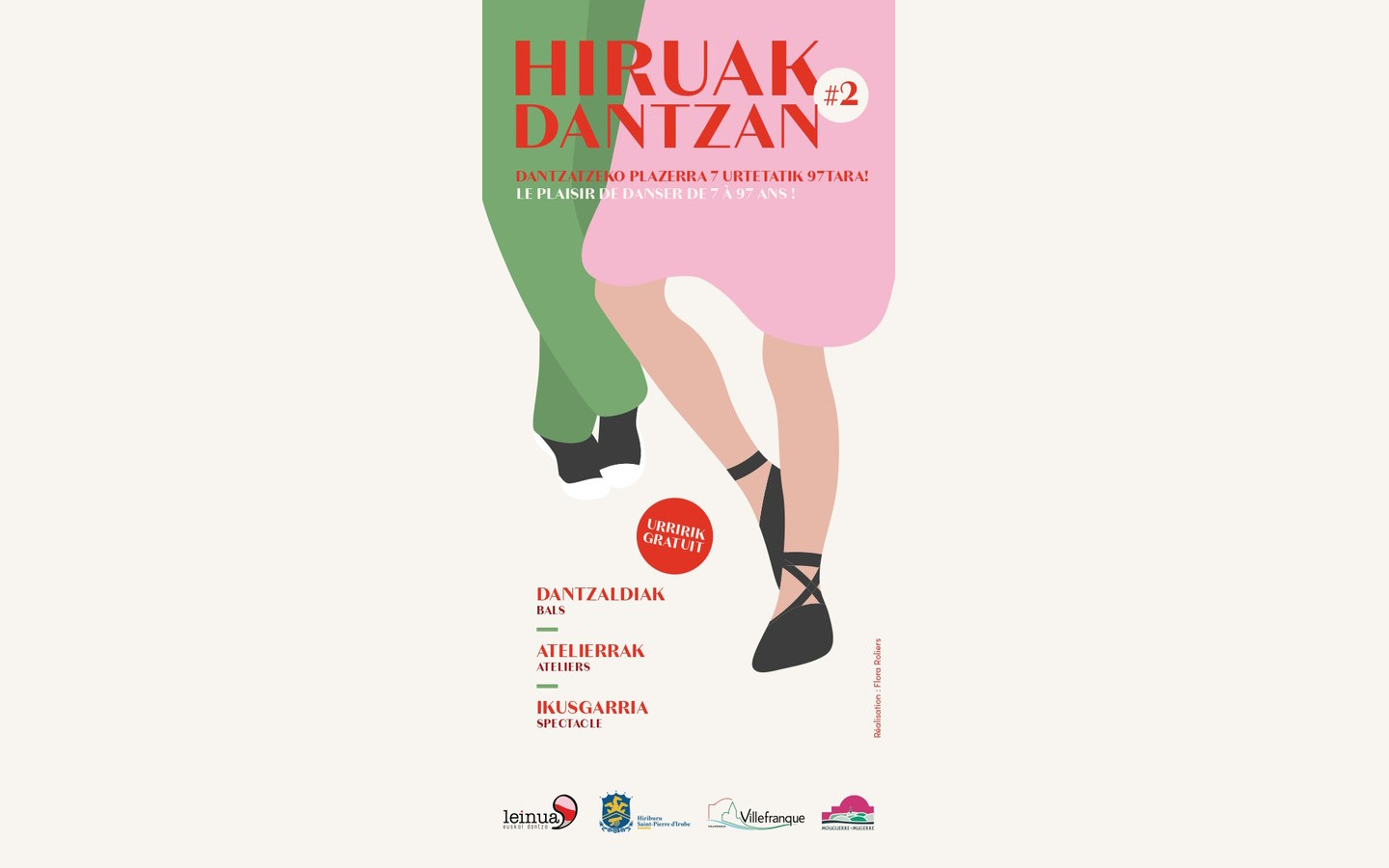Hiruak Dantzan Place Maison pour Tous Villefranque 2026-04-26 Hiruak Dantzan