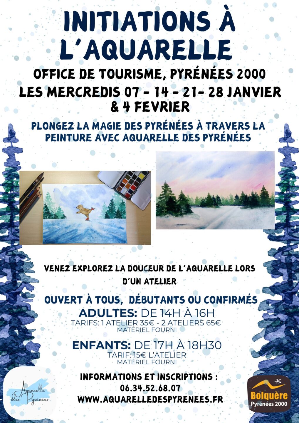 INITIATION A L'AQUARELLE ADULTE & ENFANT