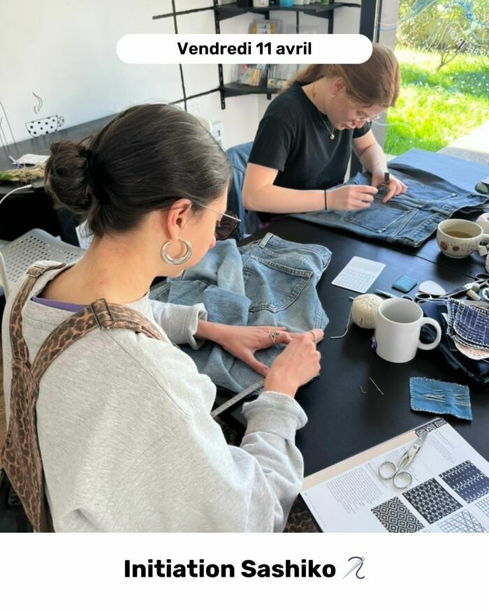 Initiation motifs Sashiko Le 20 mille