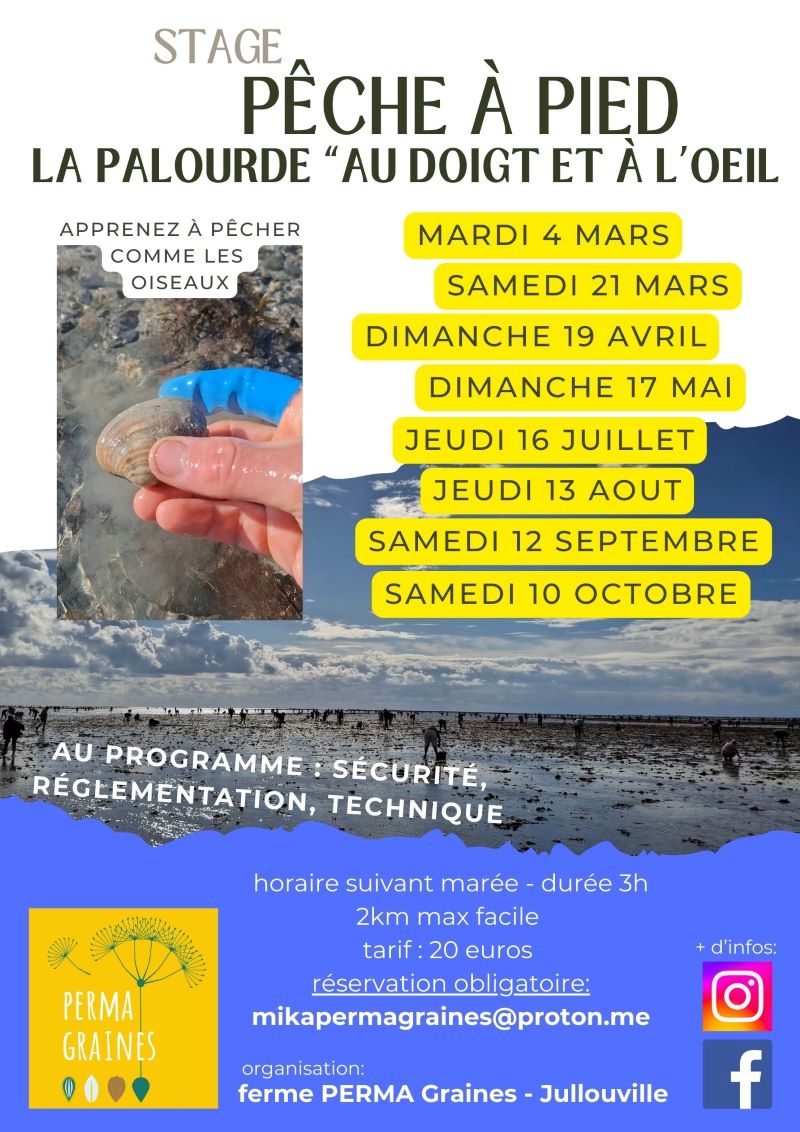 Initiation pêche à pied au doigt et à l'oeil