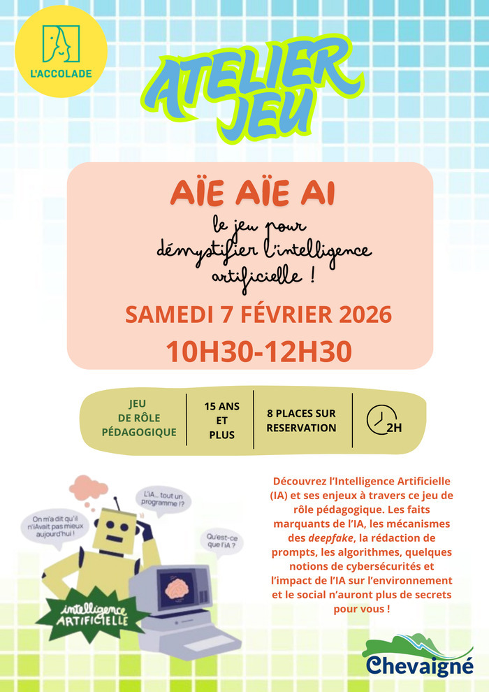 Jeu de rôle pédagogique : Aïe Aïe IA L'Accolade Chevaigné