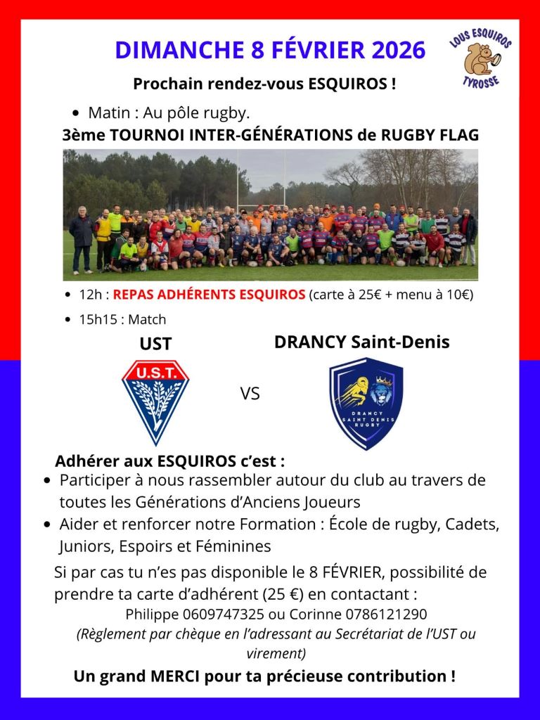 Journée des anciens joueurs de l'UST Rugby