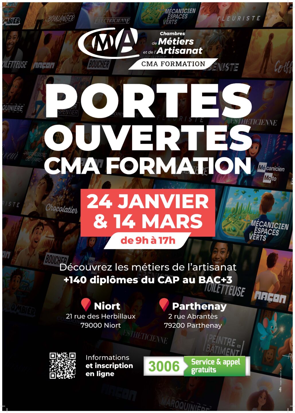 Journée portes ouvertes CMA Formation Parthenay
