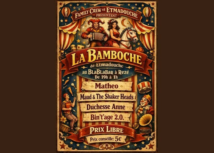 La Bamboche Solidaire de Etmadouche Bla Bla Bar