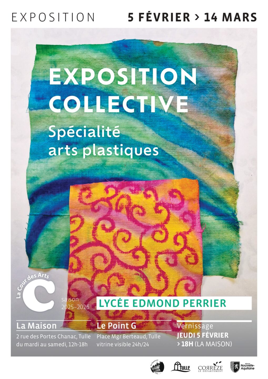 La Cour des Arts Exposition Collective Spécialité Arts Plastiques