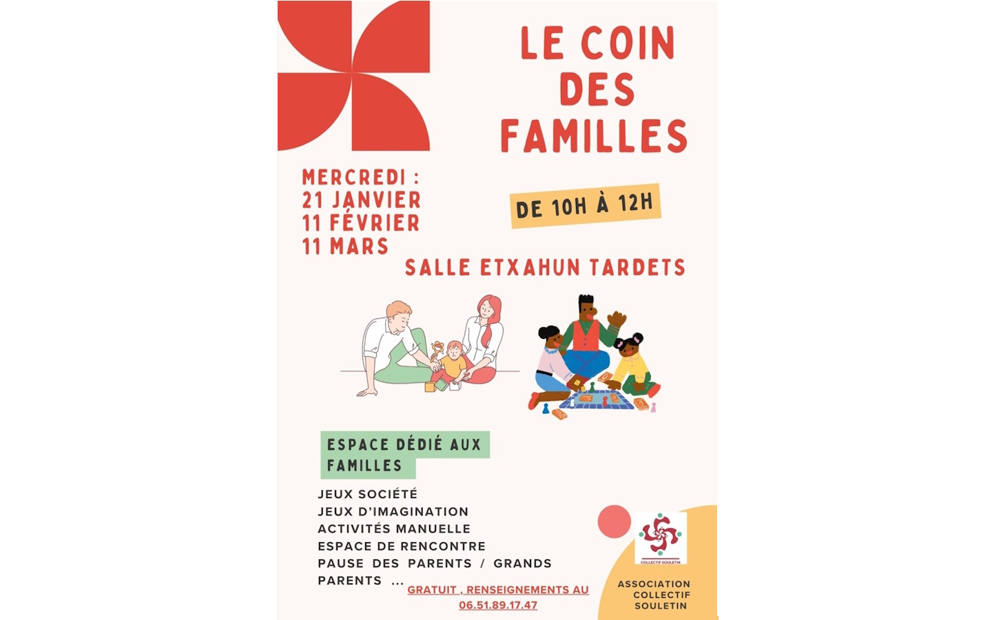Le coin des familles