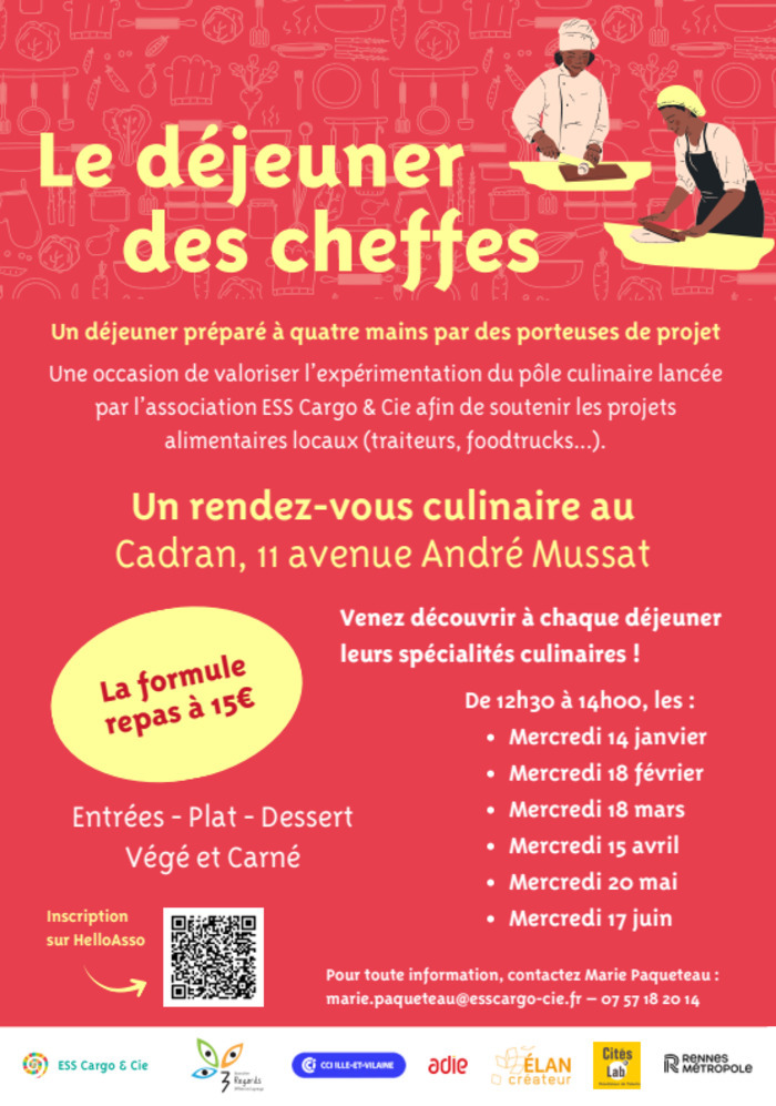 Le déjeuner des Cheffes Le Cadran