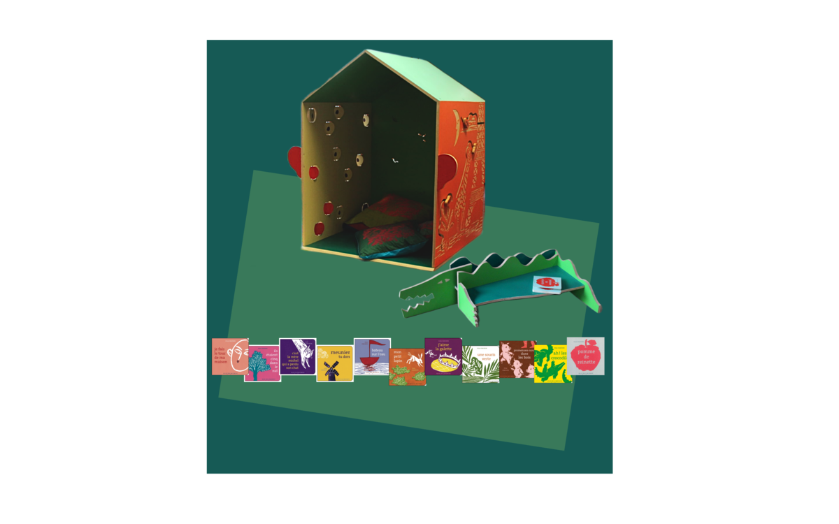 Les murs ont des oreilles : la cabane de Julia Chausson Bibliothèque des Batignolles Paris