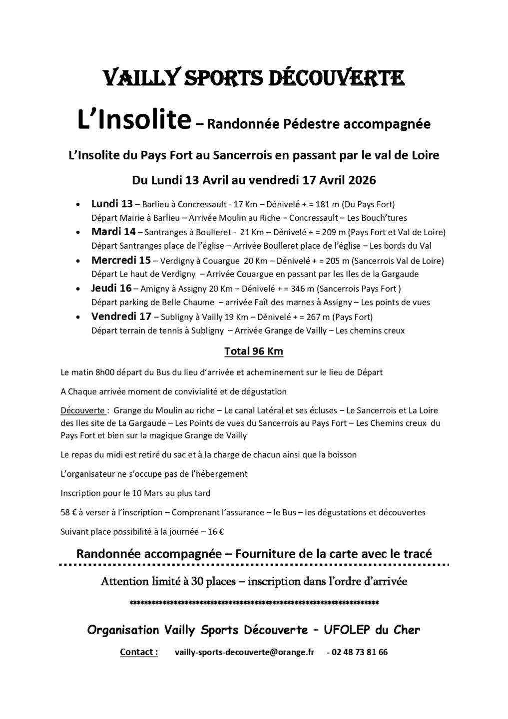 L'Insolite Randonnée pédestre accompagnée