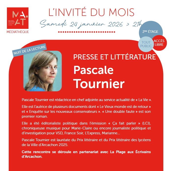 L'invité du mois Pascale Tournier