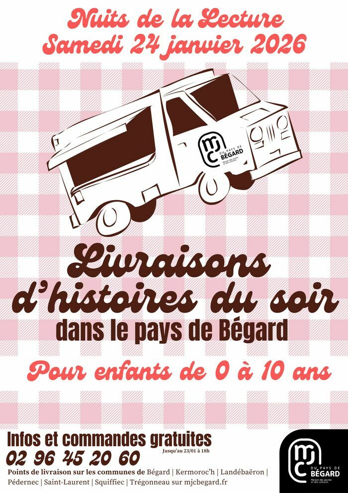 Livraisons d'histoires du soir MJC DE BÉGARD Gwenezhan