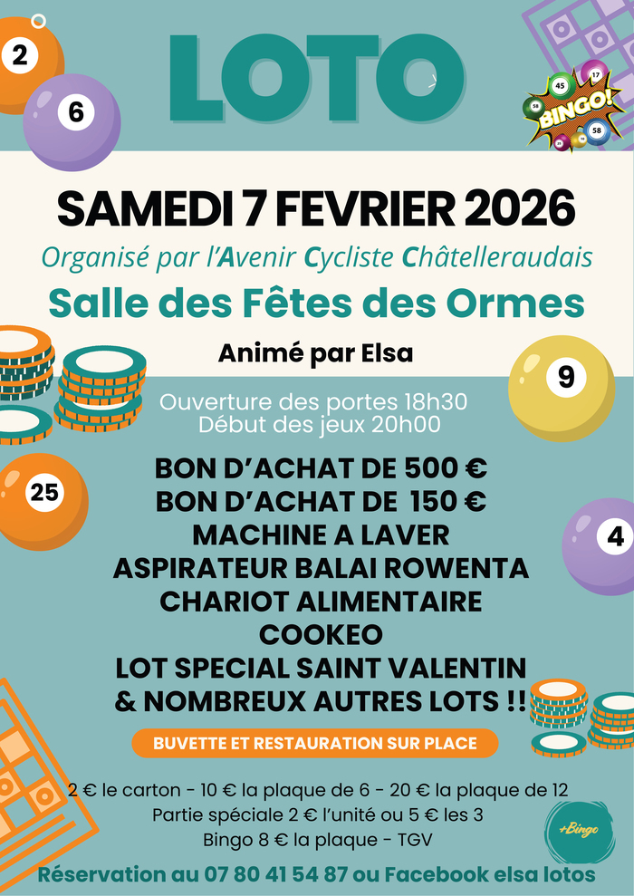 Loto de L'Avenir Cycliste Châtelleraudais