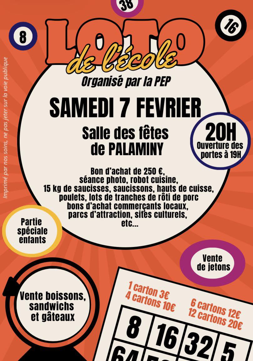LOTO DE L'ÉCOLE