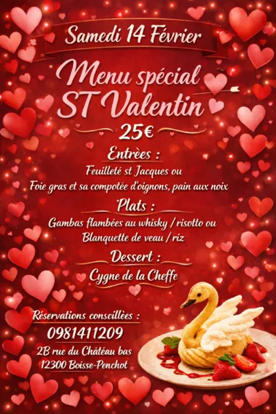 Love & passion au Brasero pour la St Valentin