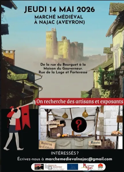 Marché artisanal médiéval