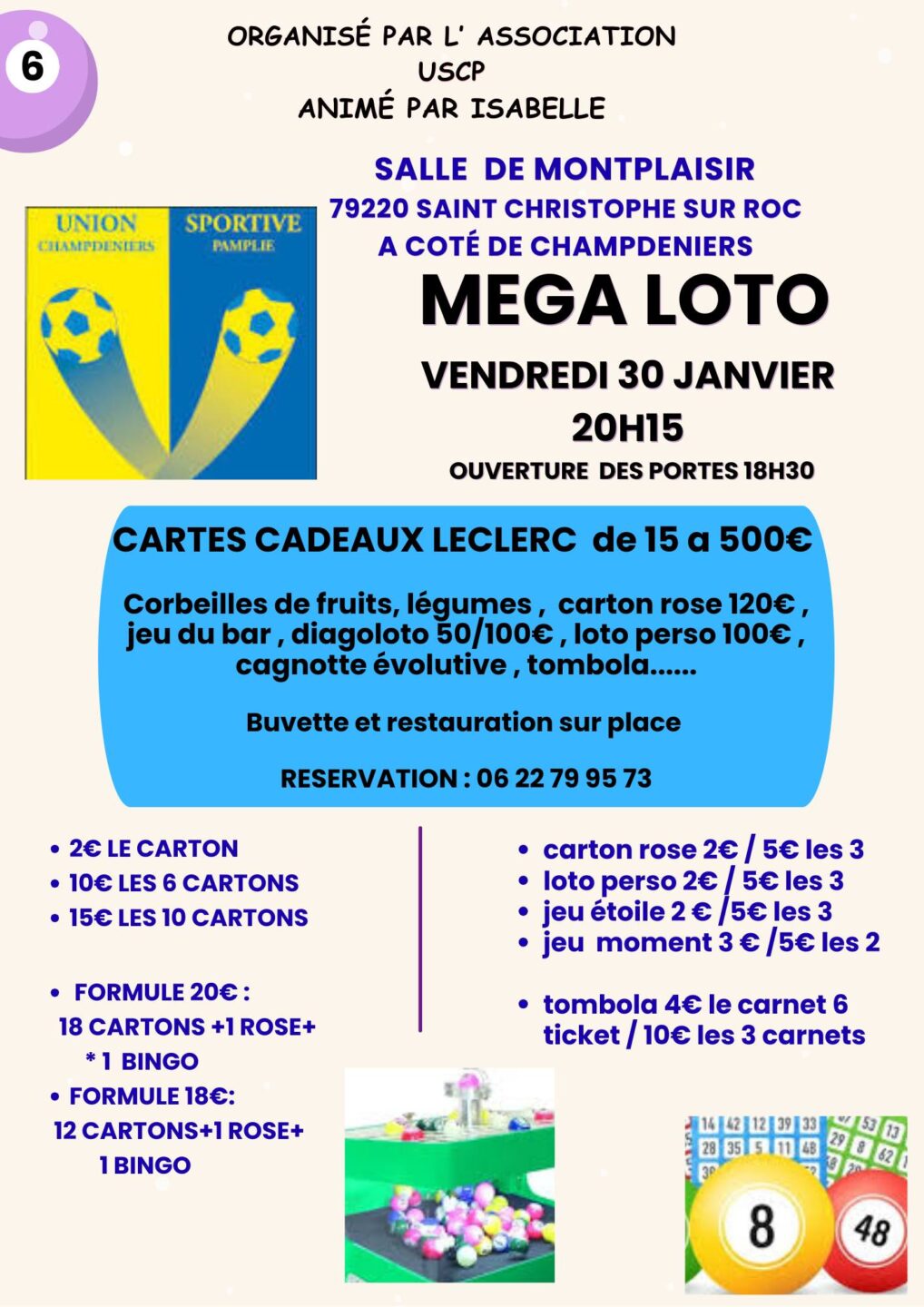 Méga loto du HBCHM