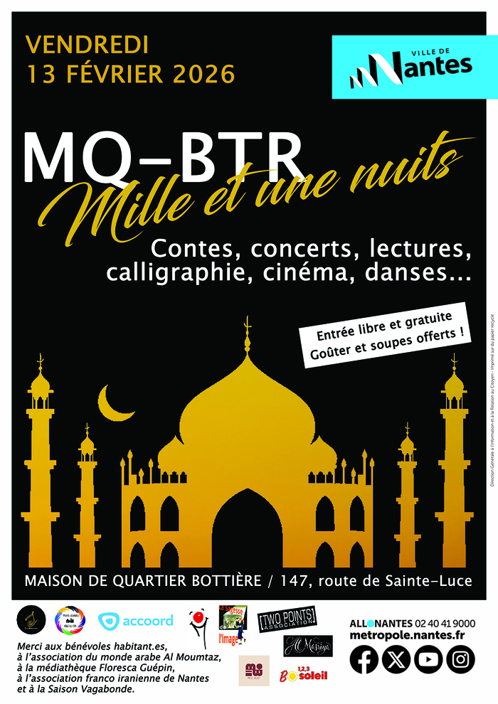 MQ-BTR Mille et une nuits Maison de quartier Bottière MQ-BTR Mille et une nuits Maison de quartier Bottière